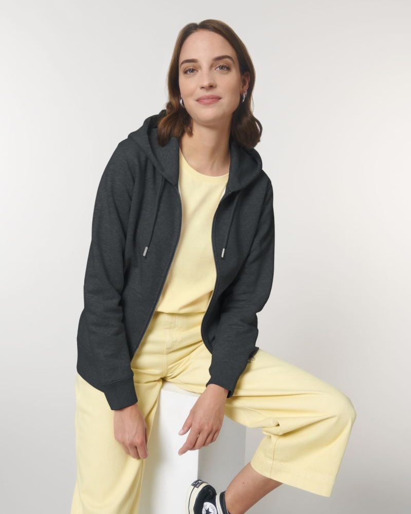 Sweatshirt zippé Stanley/Stella Cultivator personnalisable | Webshirt